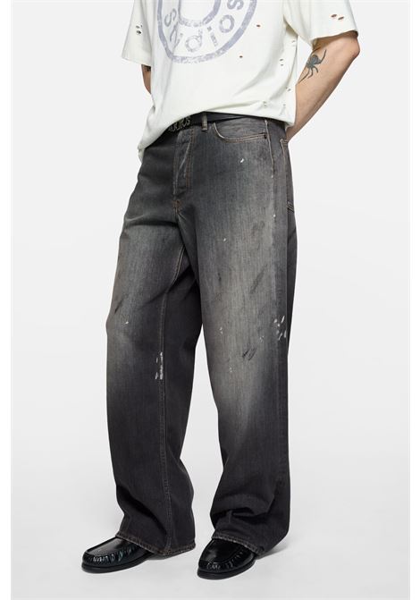 loose fit jeans 1981 man black ACNE STUDIOS | C00081900